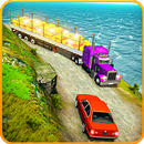 Gold Transport Truck Driving 2019: Up Hill Truck APK