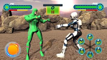 Robot vs Superhero Fighting 3D: Multiplayer Battle Affiche