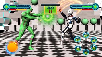 Robot vs Superhero Fighting 3D: Multiplayer Battle capture d'écran 1