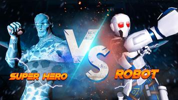 Robot vs Superhero Fighting 3D: Multiplayer Battle capture d'écran 2