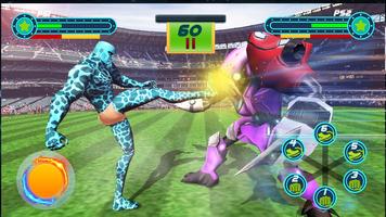 Robot vs Superhero Fighting 3D: Multiplayer Battle capture d'écran 3