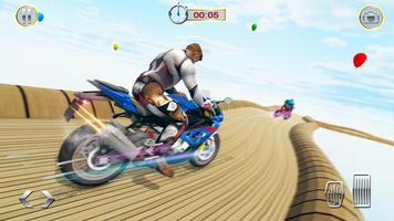 برنامه‌نما Superhero Mega Ramp Bike Games 2021 عکس از صفحه