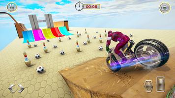 Superhero Mega Ramp Bike Games 2021 capture d'écran 3
