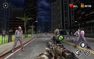 Zombie Gun Shooter - Real Survival 3D Games capture d'écran 1