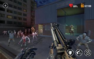 Zombie Gun Shooter - Real Survival 3D Games capture d'écran 2