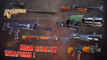 Zombie Gun Shooter - Real Survival 3D Games постер