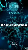 Brain Memory Game –Remembrain Affiche