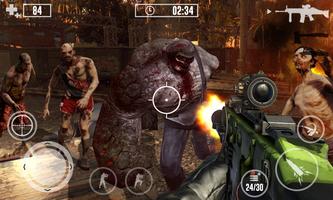 Dead Zombie Kill Target - Zombie Kill Shot 3D capture d'écran 3