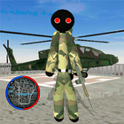 Stickman US Army Stickman Rope أيقونة