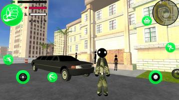 Stickman US Army Stickman Rope الملصق