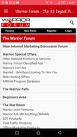 WarriorForum imagem de tela 1