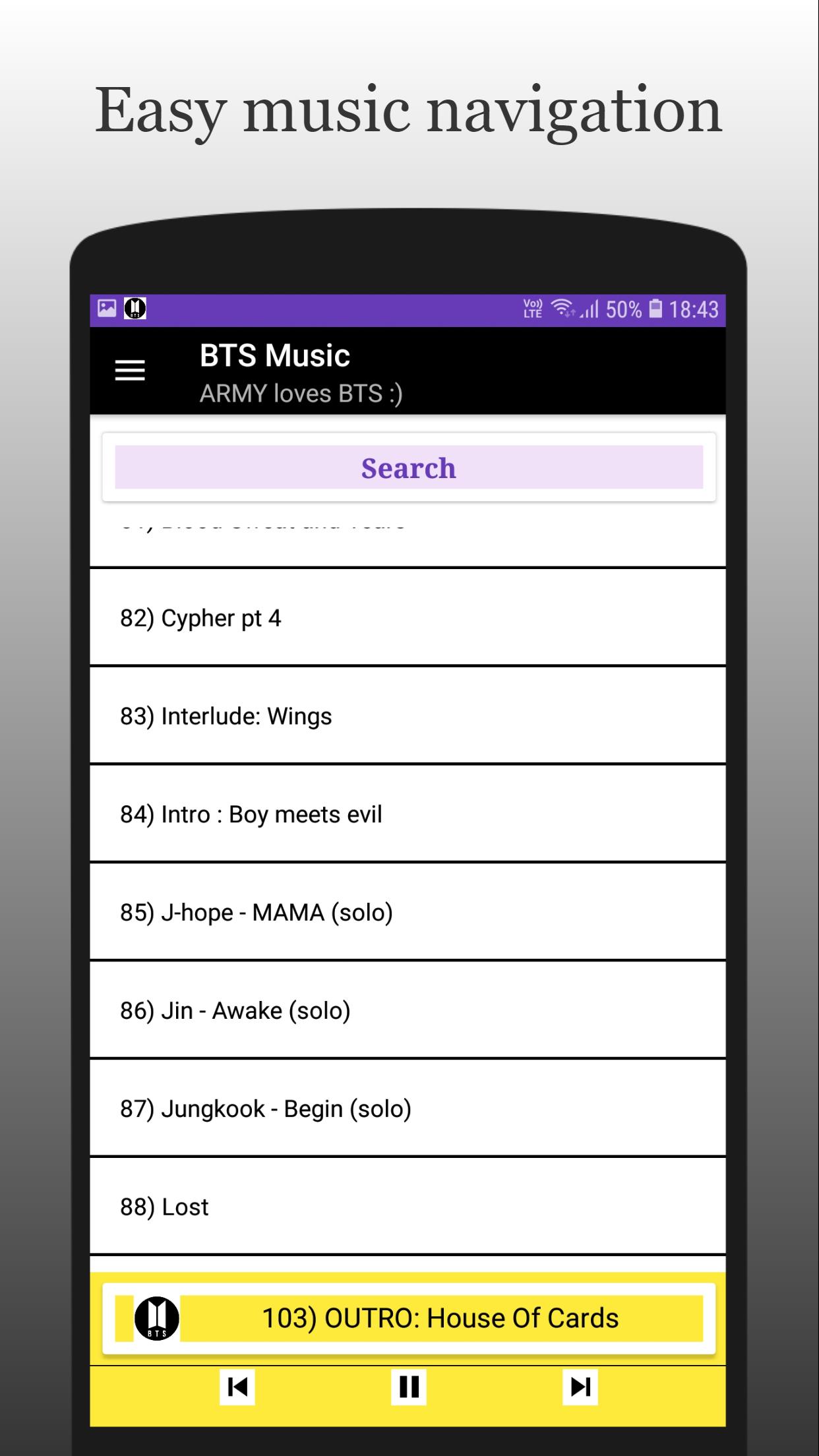Bts All Songs 13 With Romanized Lyrics For Android Apk Download