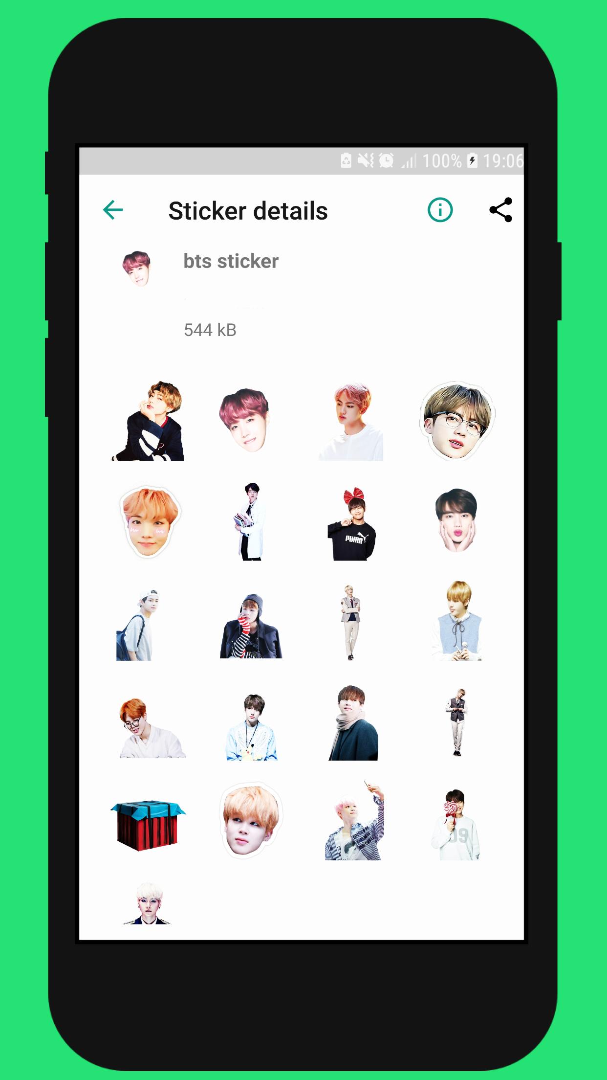 Wastickerapps Bts Kpop Stickers For Whatsapp For Android Apk