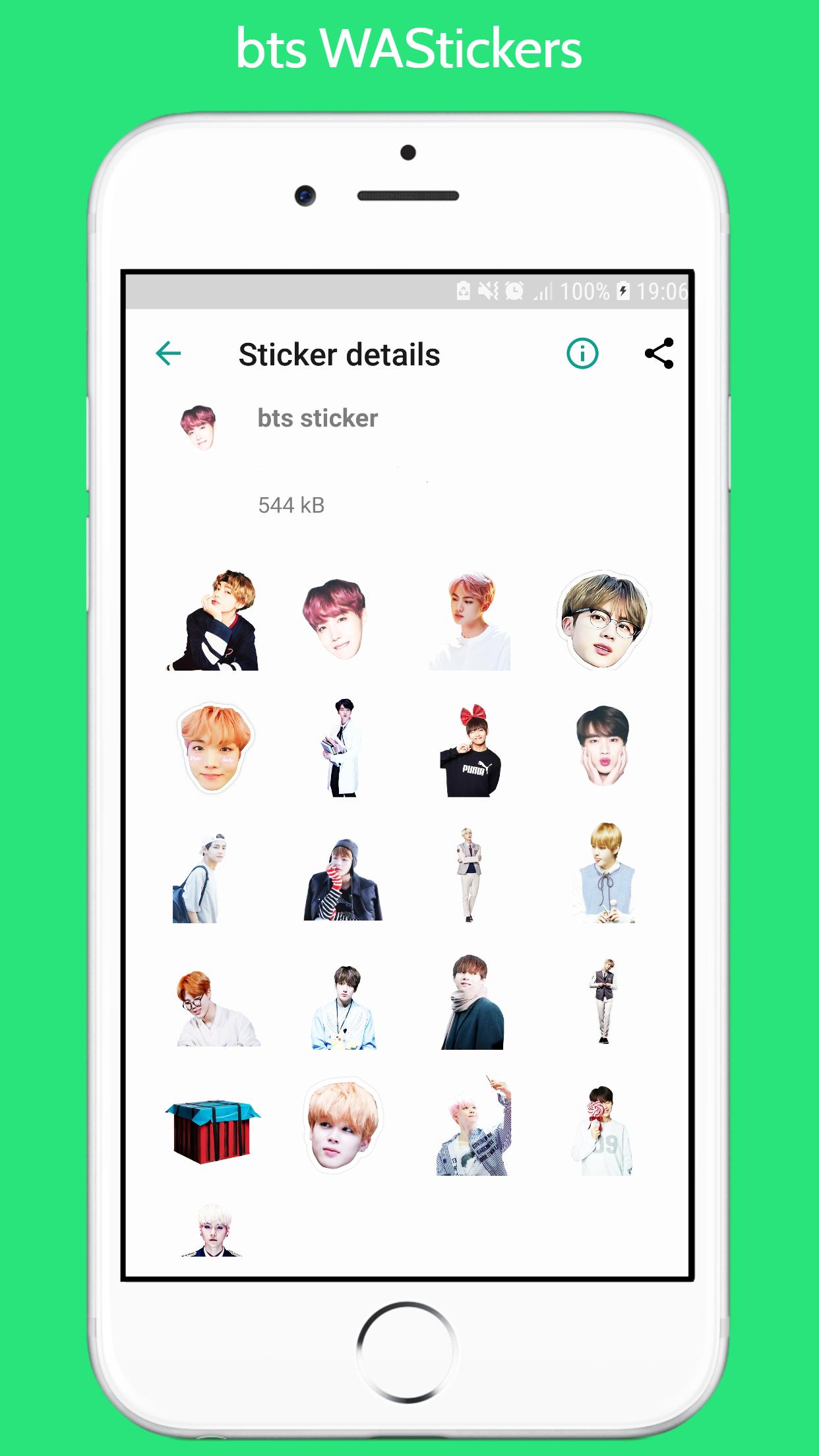 Wastickerapps Bts Kpop Stickers For Whatsapp For Android Apk