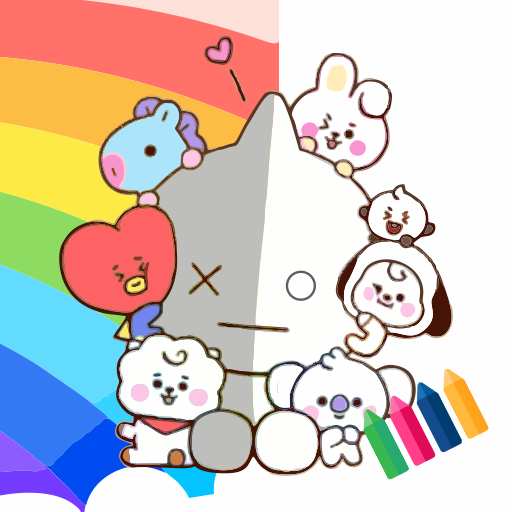 BTS Coloring BT21