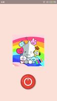 BTS Coloring BT21 Plakat