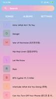 BTS Lyrics Cartaz
