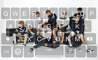 BTS Keyboard Theme for Army Fans captura de pantalla 1