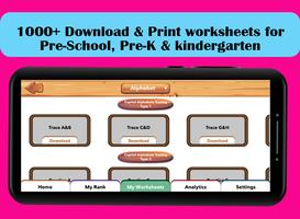 Worksheets Pre K KG Nursery capture d'écran 3