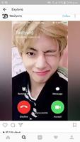BTS Video Call & Chat Simulator Prank Affiche