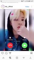 BTS Video Call & Chat Simulator Prank capture d'écran 1