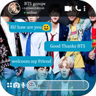 fake call live chat video with bts-prank simgesi