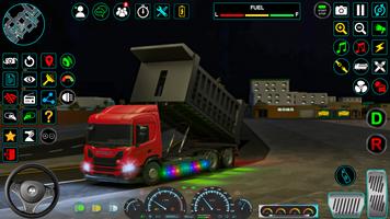 Car Transport Truck Driver 3D Plakat