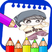 BTS coloring book 2022 icon