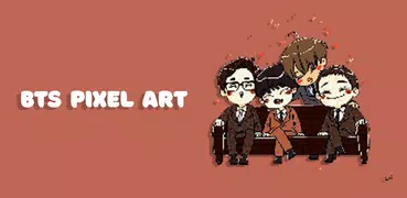 BTS Pixel Art - Paint by Number Coloring Books