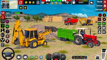 Indian Tractor Game Farming 3D screenshot 1