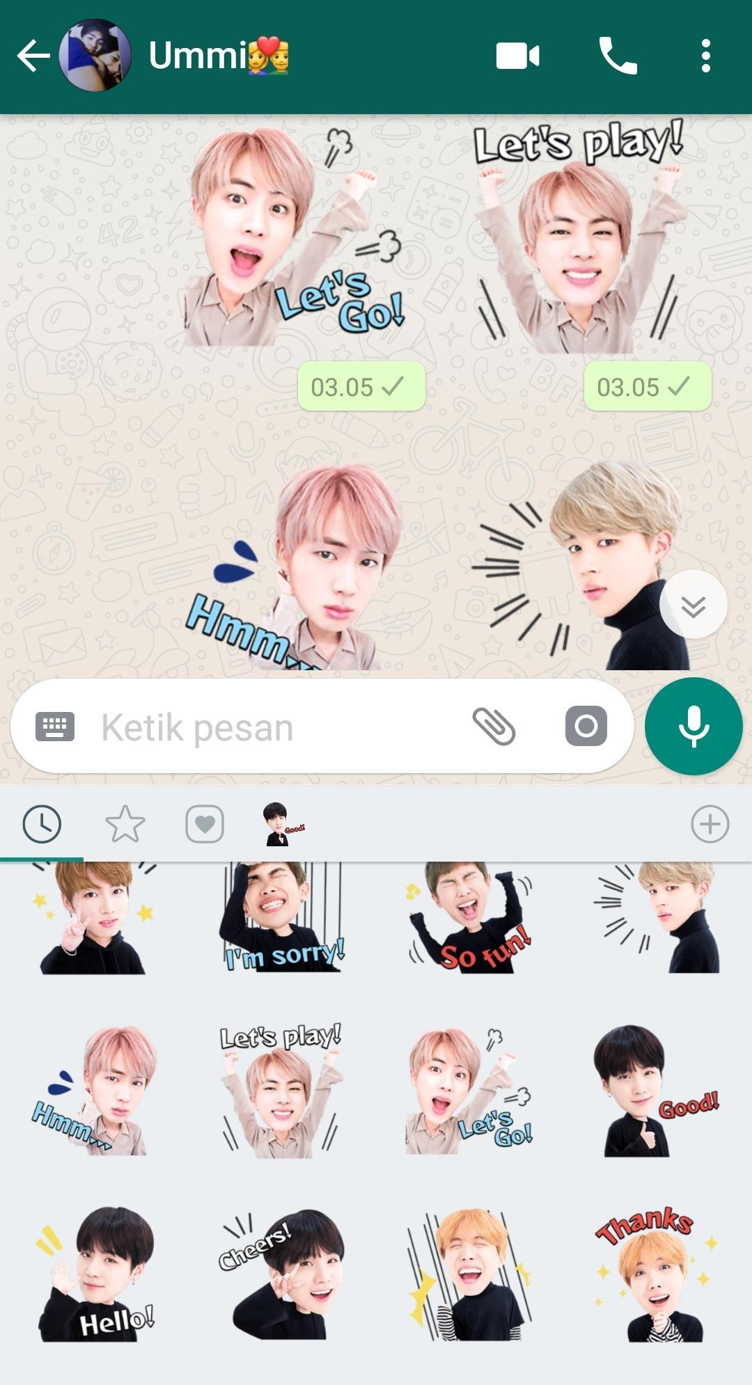 WAStickerApps BTS Stickers for Whatsapp for Android - APK ...