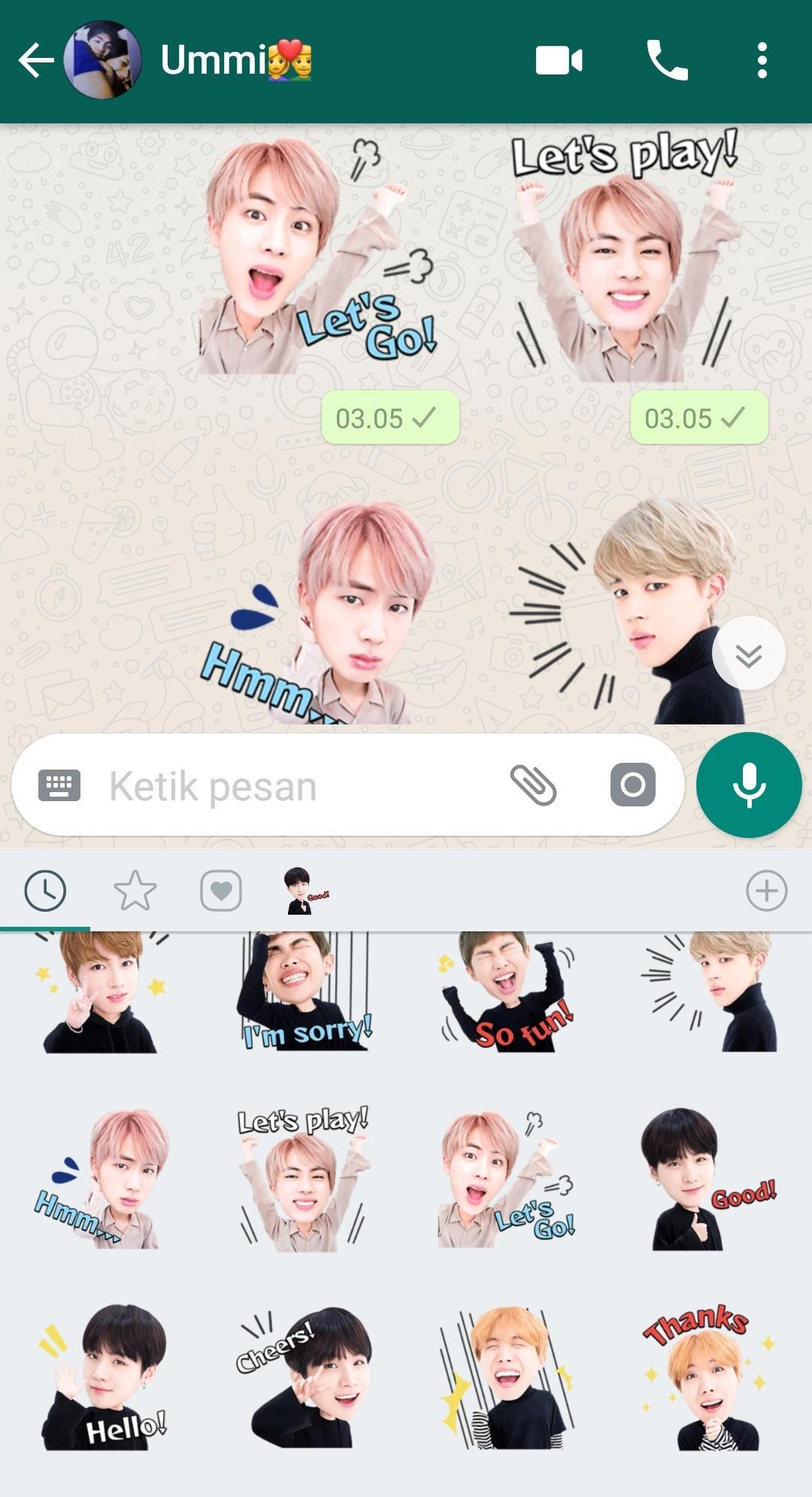 29 Daftar Bts  Sticker  Whatsapp Apk  Terkeren Postwallpap3r