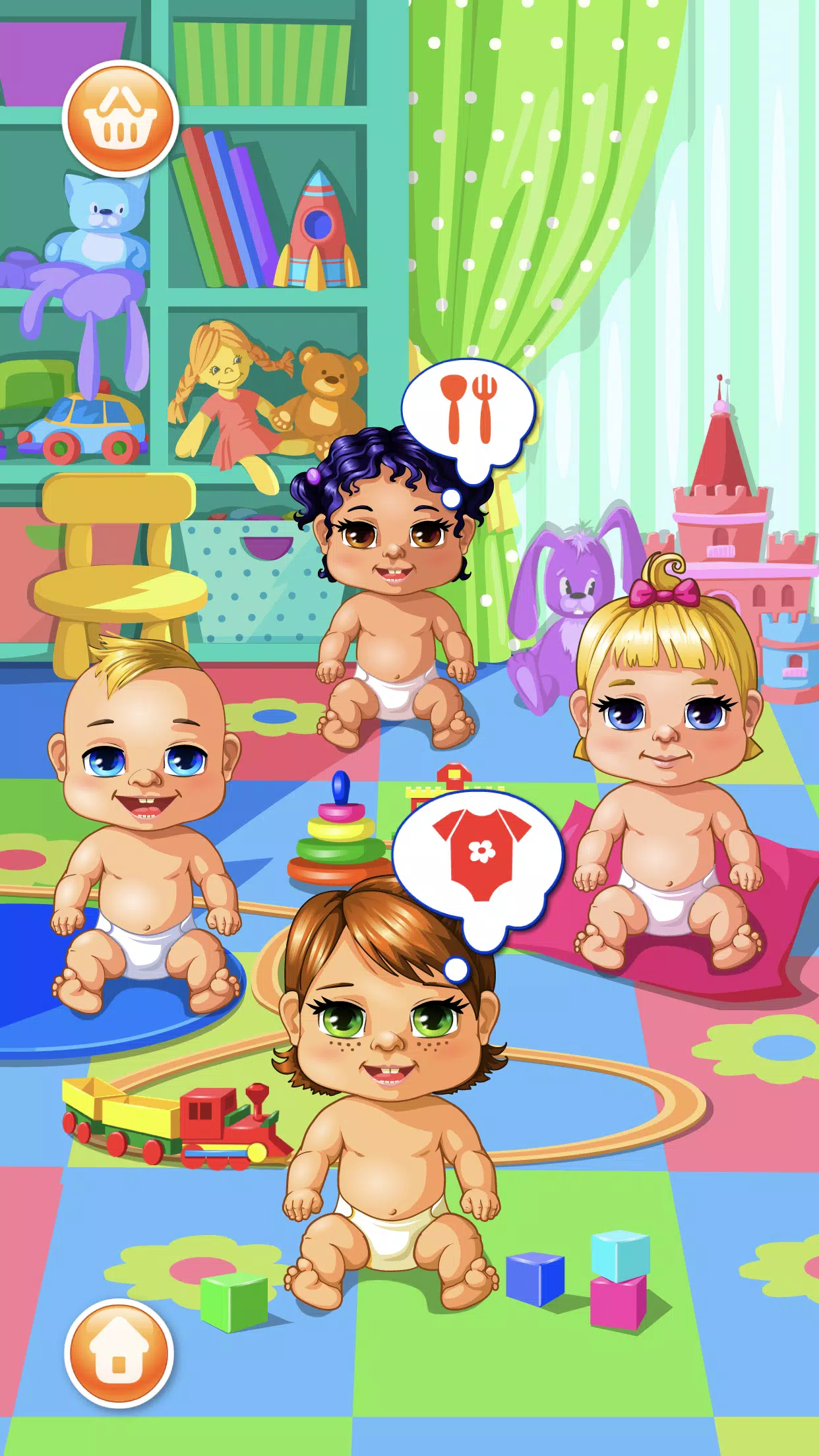 Free My New Baby Born and baby care games APK Download For Android