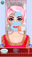 Indian Arranged Wedding Makeup الملصق