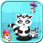 Save Raccoon - Bubble Shooting Classic Puzzle Game icône