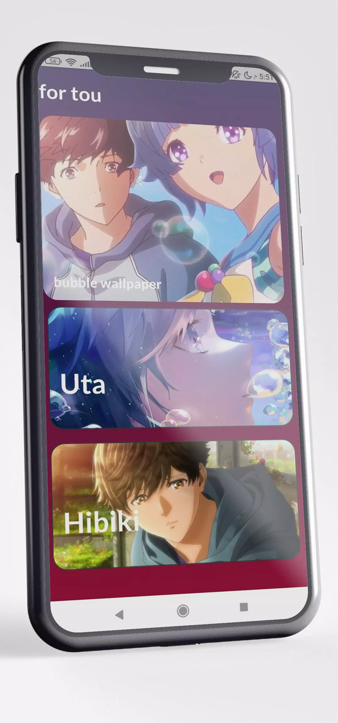 Download Uta And Hibiki Galaxy Bubble Anime Wallpaper