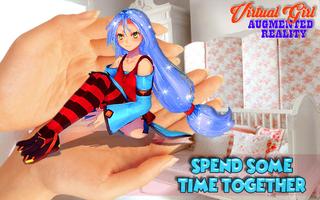 Virtual girl augmented reality Ekran Görüntüsü 3