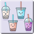 ”Kawaii Bubble Tea Wallpaper