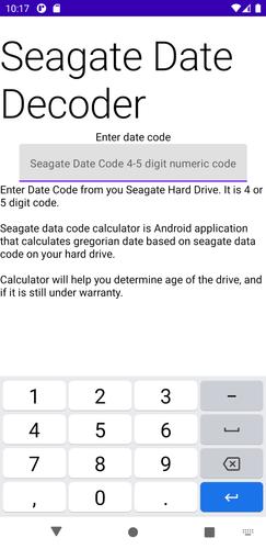 Seagate Date Decoder APK for Android Download