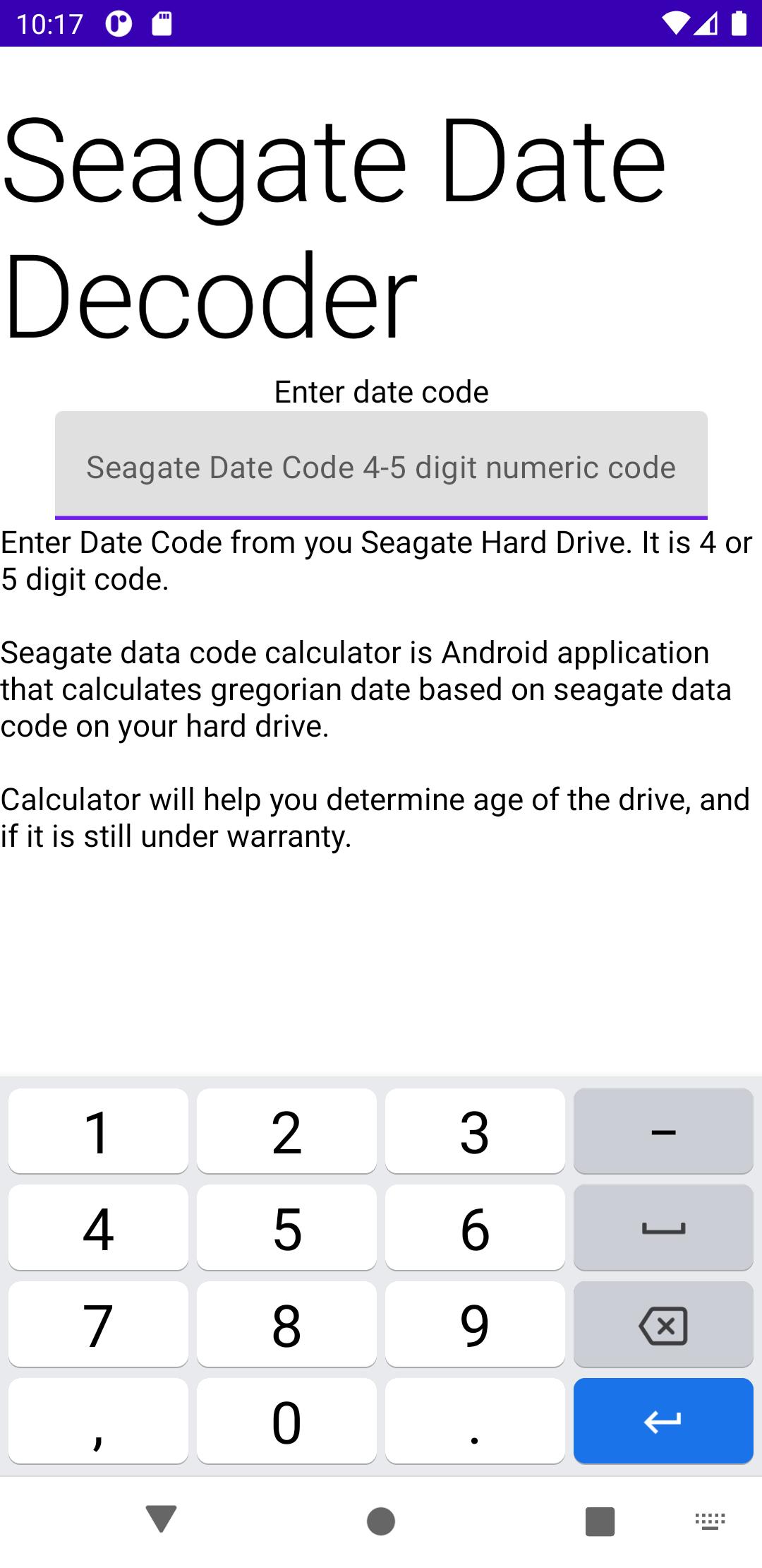 Seagate Date Decoder for Android - APK Download