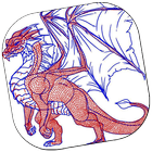 Cómo dibujar dragones icono