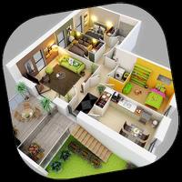 3D Home Design Cartaz