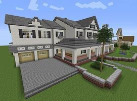 आधुनिक घर के लिए Minecraft स्क्रीनशॉट 2