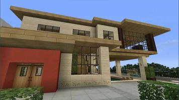 Maison moderne pour Minecraft capture d'écran 3