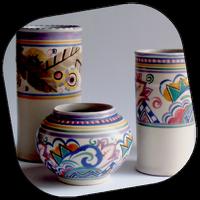 Pottery Design With Color poster