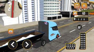 American semi truck simulator Poster