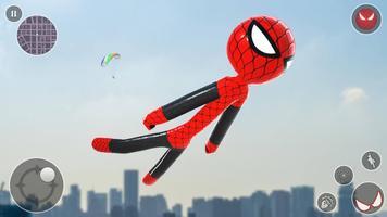 Spider stickman rope hero screenshot 1