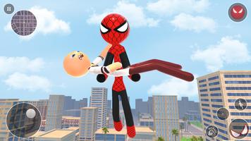 Spider stickman rope hero screenshot 3