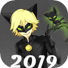 Miraculous Cat Noir Wallpaper HD biểu tượng