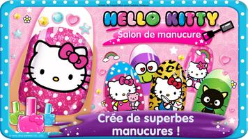 Salon de manucure Hello Kitty Affiche